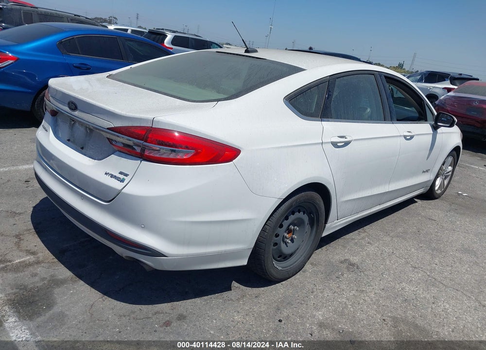 2018 FORD FUSION HYBRID SE VIN: 3FA6P0LU4JR136675