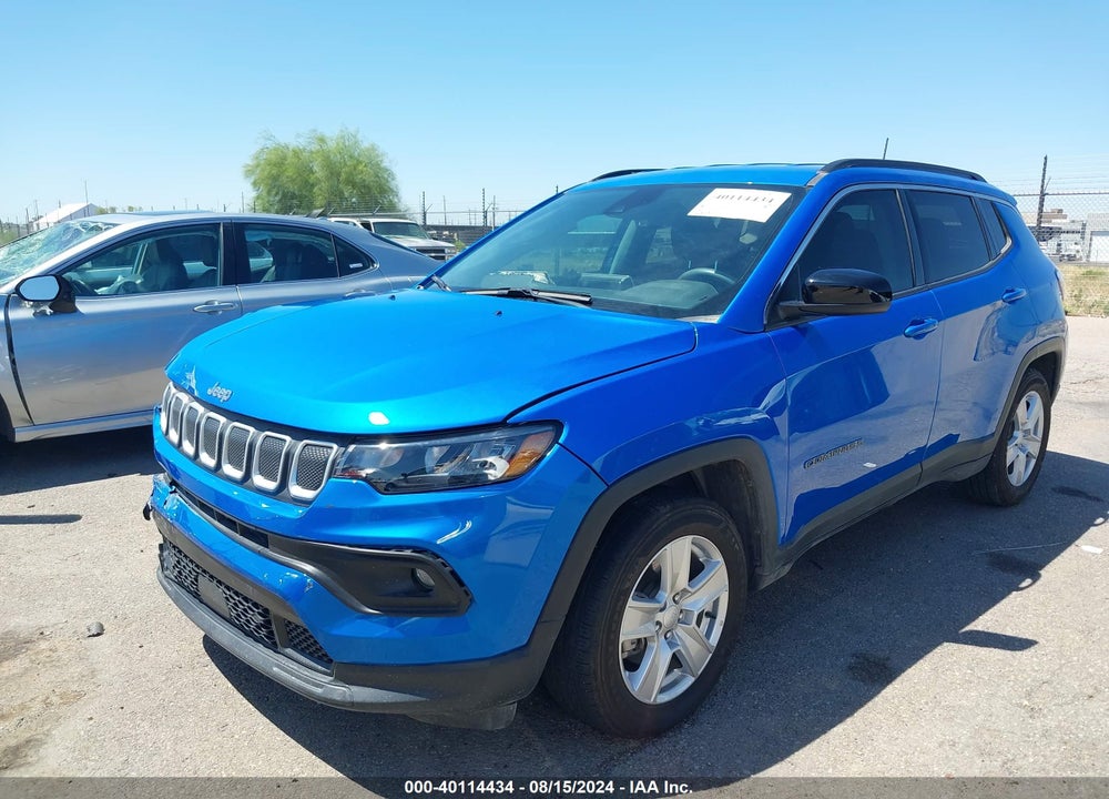 2022 JEEP COMPASS LATITUDE FWD VIN: 3C4NJCBB8NT104068