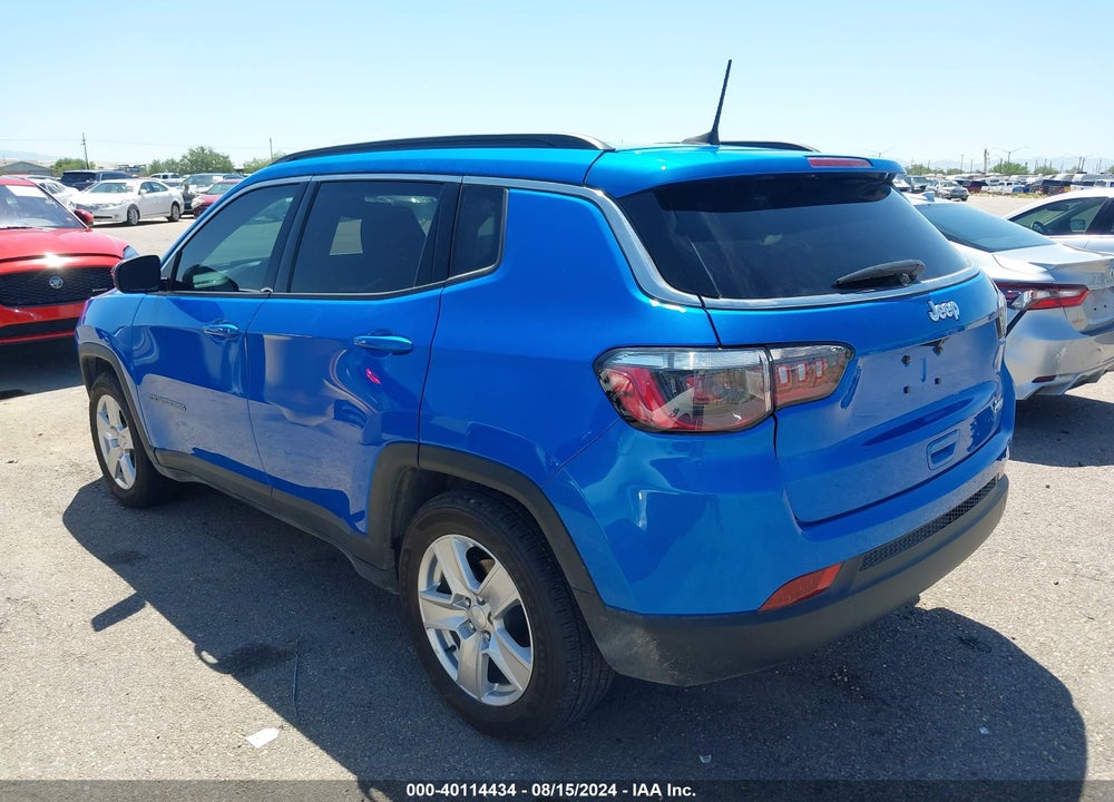 2022 JEEP COMPASS LATITUDE FWD VIN: 3C4NJCBB8NT104068
