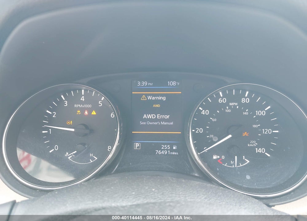 2018 NISSAN ROGUE SL VIN: 5N1AT2MV7JC824554