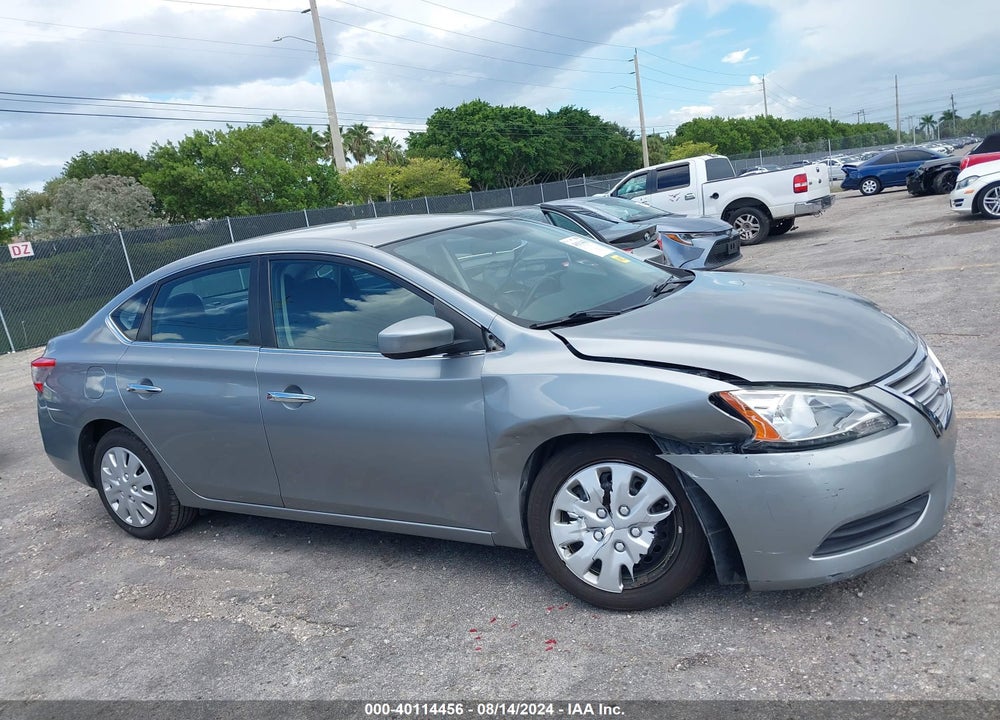 2013 NISSAN SENTRA SV VIN: 3N1AB7AP5DL771195