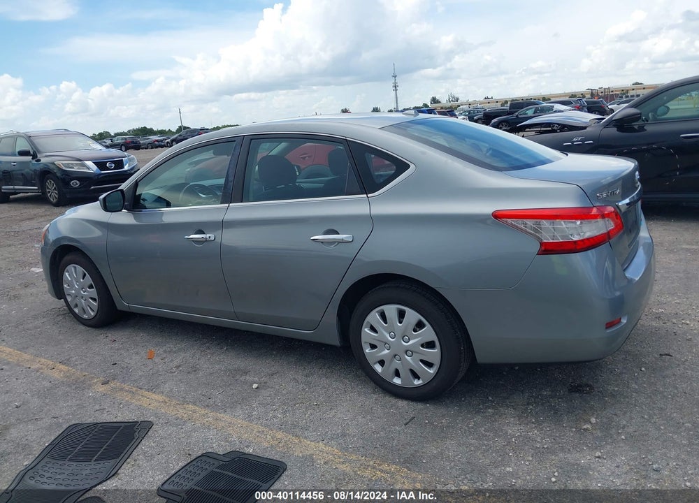 2013 NISSAN SENTRA SV VIN: 3N1AB7AP5DL771195