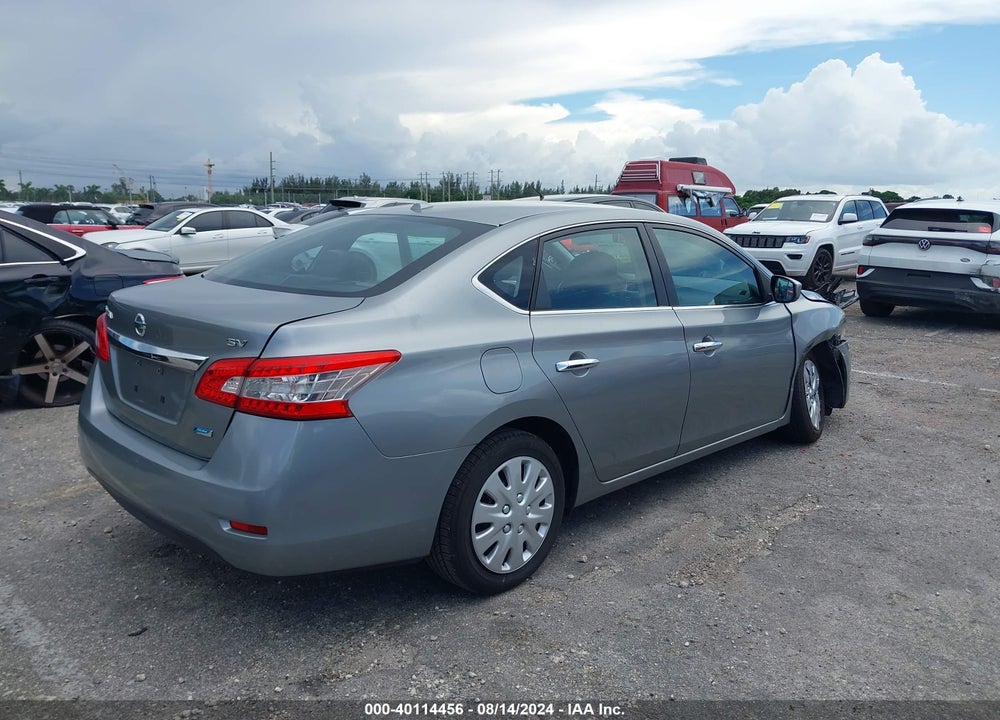 2013 NISSAN SENTRA SV VIN: 3N1AB7AP5DL771195