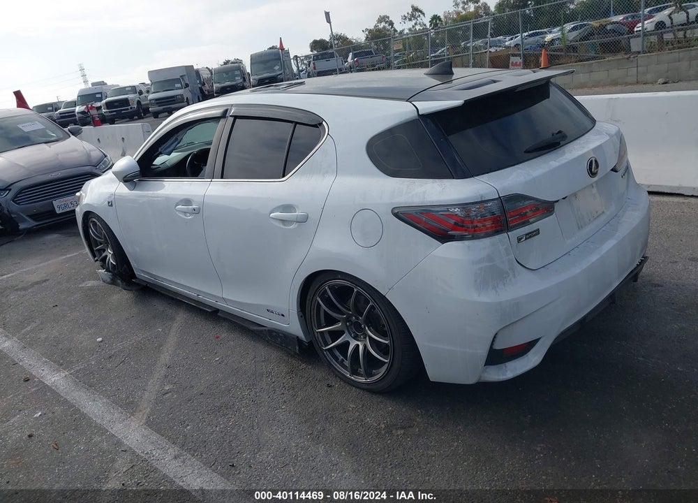 2017 LEXUS CT 200H VIN: JTHKD5BH9H2293683