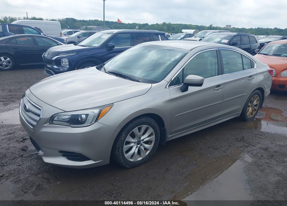 2016 SUBARU LEGACY 2.5I PREMIUM VIN: 4S3BNBC69G3010007