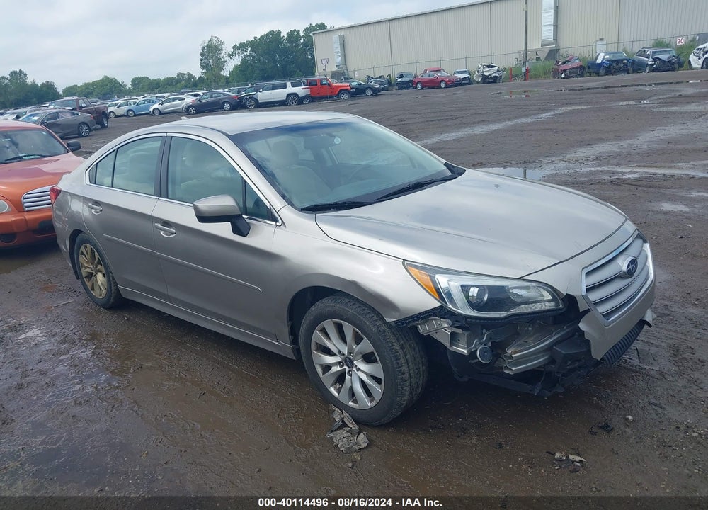 2016 SUBARU LEGACY 2.5I PREMIUM VIN: 4S3BNBC69G3010007