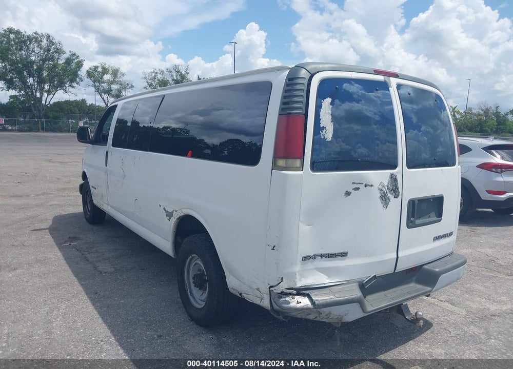 2000 CHEVROLET EXPRESS VIN: 1GAHG39R1Y1276512