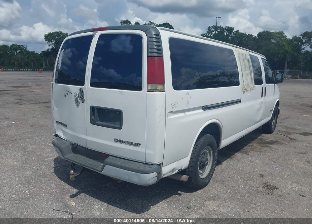 2000 CHEVROLET EXPRESS VIN: 1GAHG39R1Y1276512