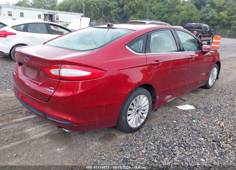 2013 FORD FUSION HYBRID SE VIN: 3FA6P0LU1DR271648