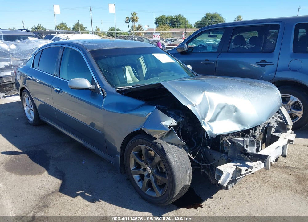 2006 INFINITI G35 VIN: JNKCV51E06M504053
