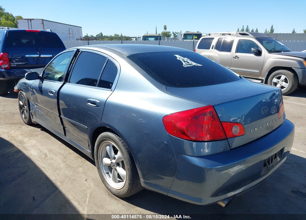 2006 INFINITI G35 VIN: JNKCV51E06M504053