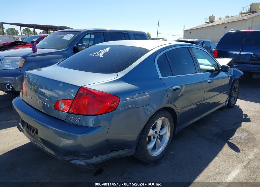 2006 INFINITI G35 VIN: JNKCV51E06M504053