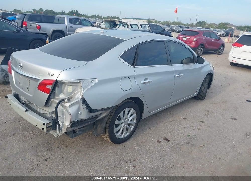 2019 NISSAN SENTRA SV VIN: 3N1AB7AP1KL611201