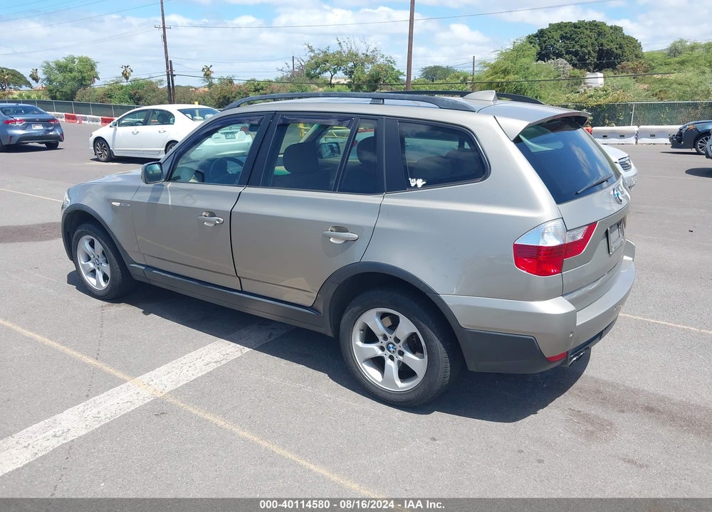 2007 BMW X3 3.0SI VIN: WBXPC93447WF13225