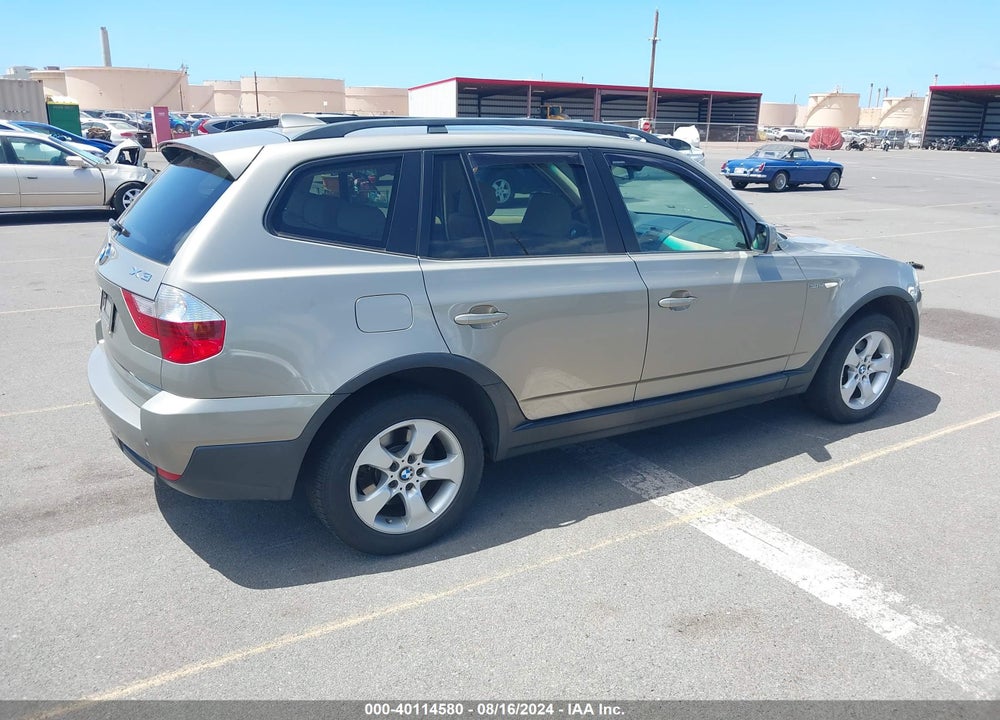 2007 BMW X3 3.0SI VIN: WBXPC93447WF13225