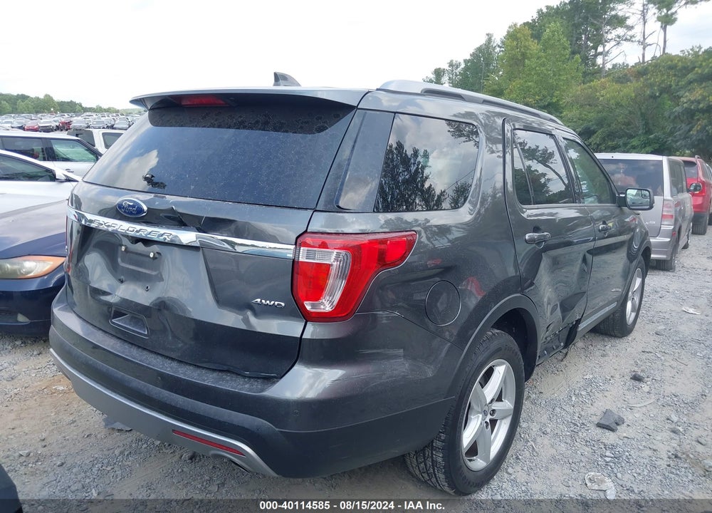 2017 FORD EXPLORER XLT VIN: 1FM5K8D87HGD81665
