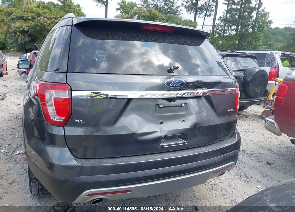 2017 FORD EXPLORER XLT VIN: 1FM5K8D87HGD81665