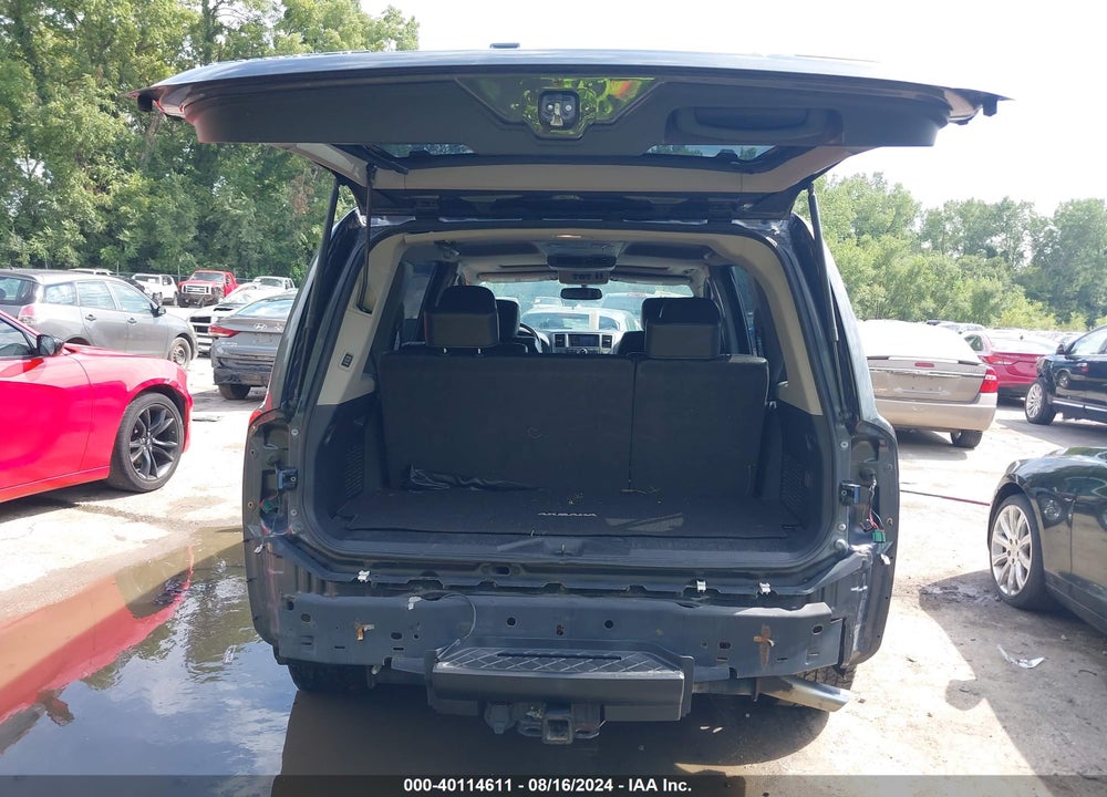 2012 NISSAN ARMADA PLATINUM VIN: 5N1BA0NE1CN607067