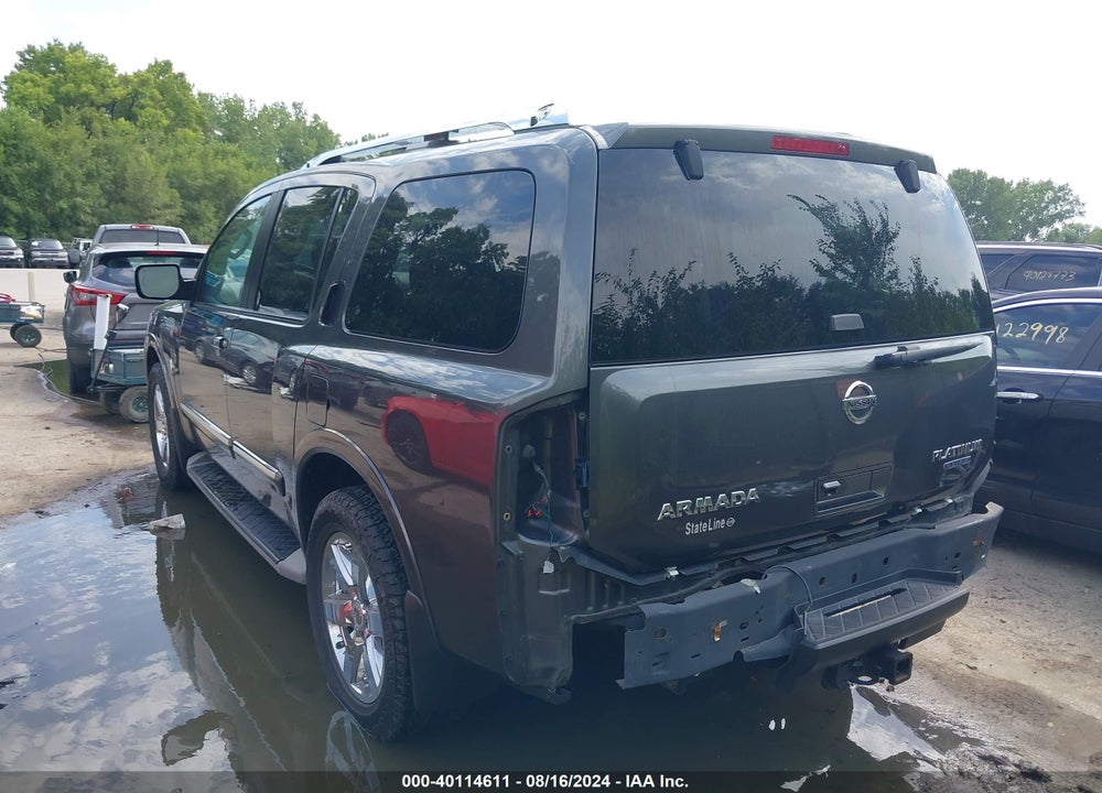 2012 NISSAN ARMADA PLATINUM VIN: 5N1BA0NE1CN607067