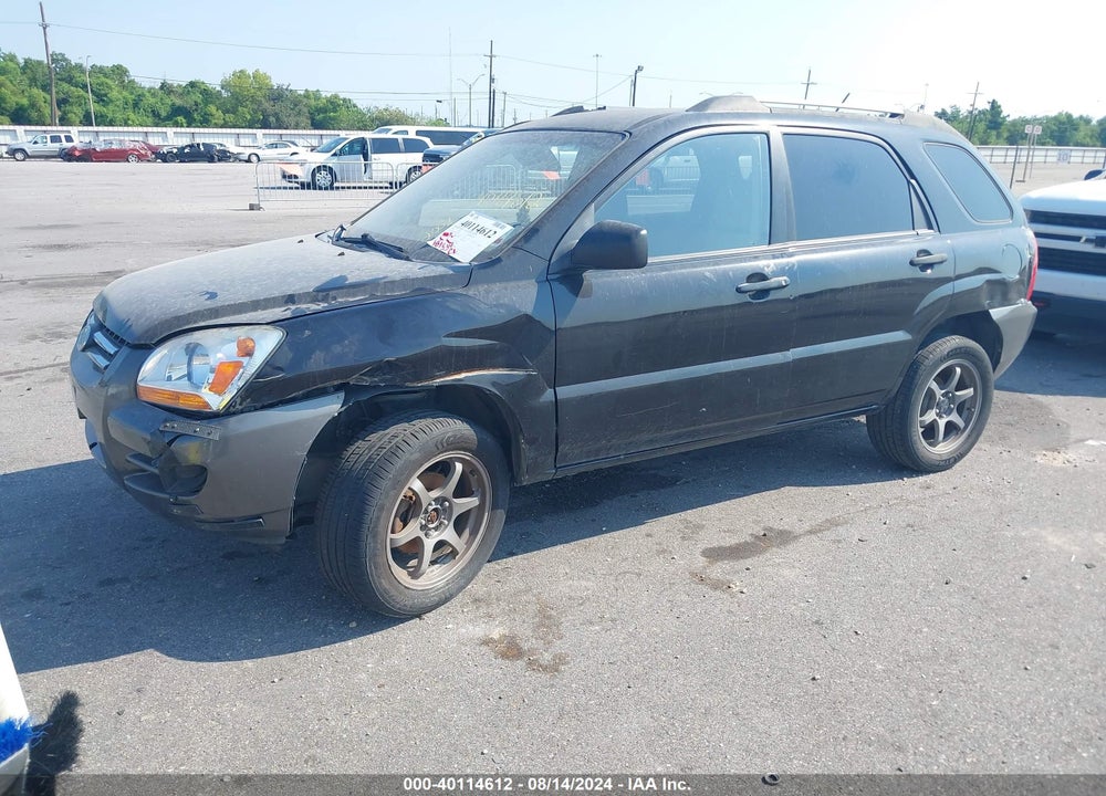 2007 KIA SPORTAGE LX VIN: KNDJF724077379756