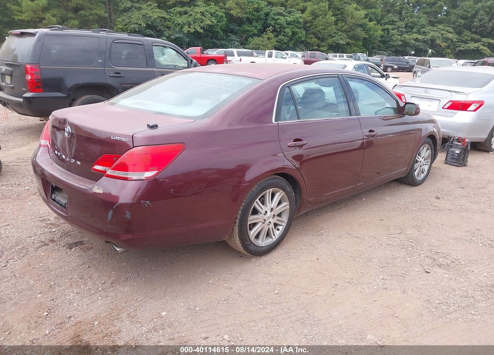 2006 TOYOTA AVALON LIMITED VIN: 4T1BK36B96U105047