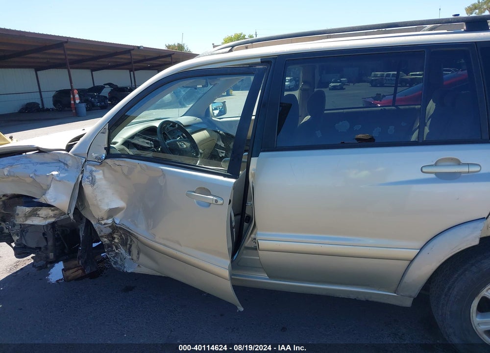 2002 TOYOTA HIGHLANDER V6 VIN: JTEGF21A620033602