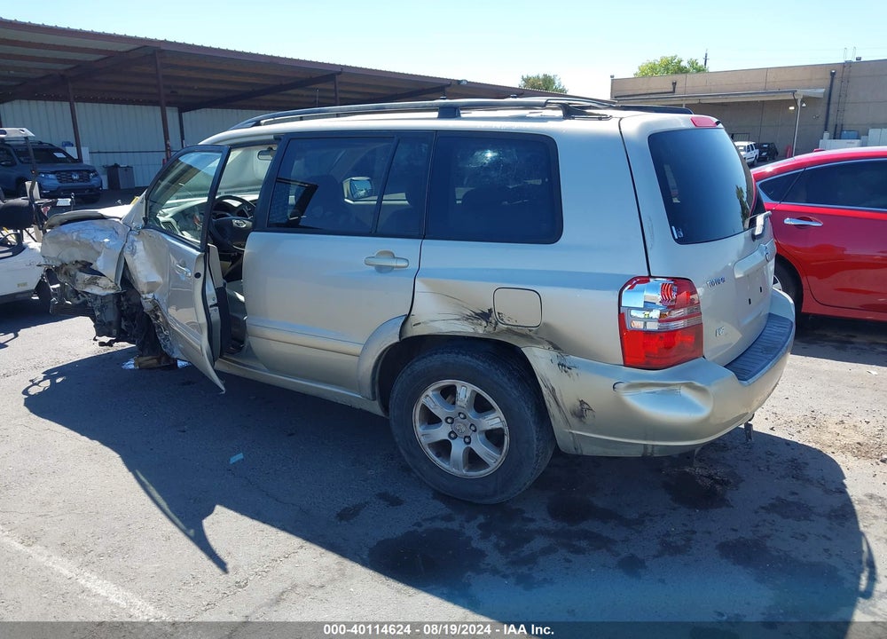 2002 TOYOTA HIGHLANDER V6 VIN: JTEGF21A620033602