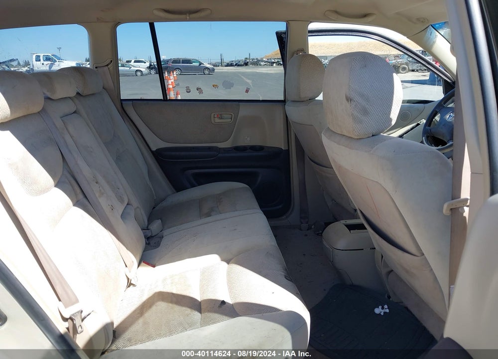 2002 TOYOTA HIGHLANDER V6 VIN: JTEGF21A620033602