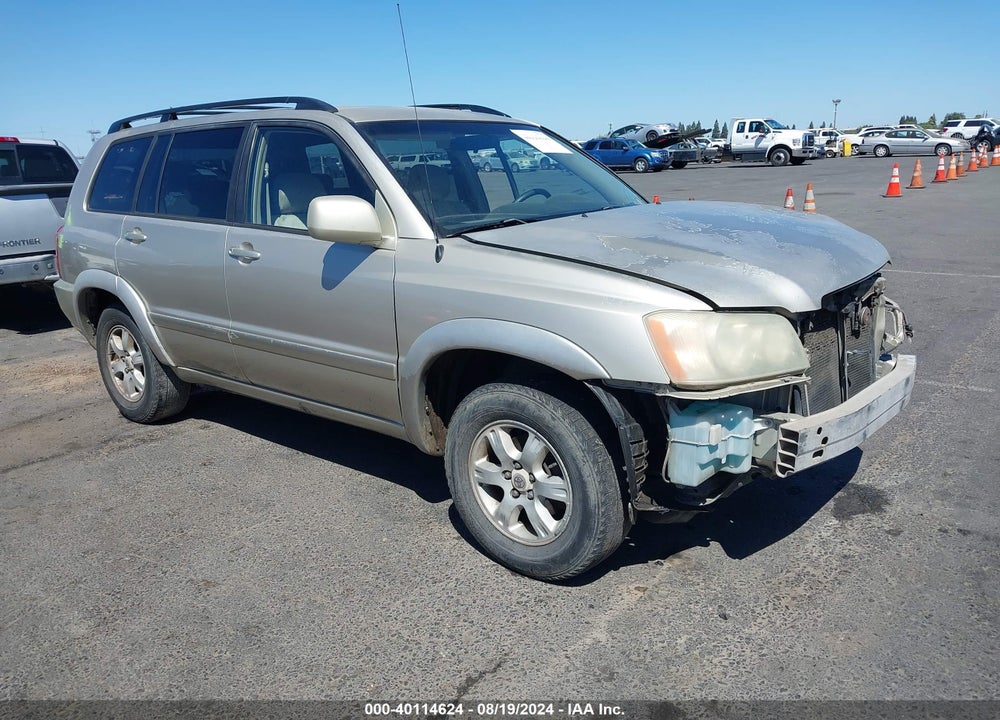2002 TOYOTA HIGHLANDER V6 VIN: JTEGF21A620033602