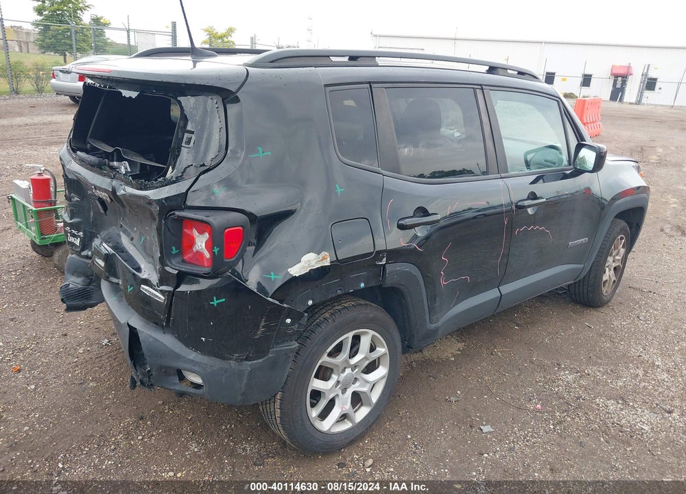 2018 JEEP RENEGADE LATITUDE 4X4 VIN: ZACCJBBB5JPJ38145