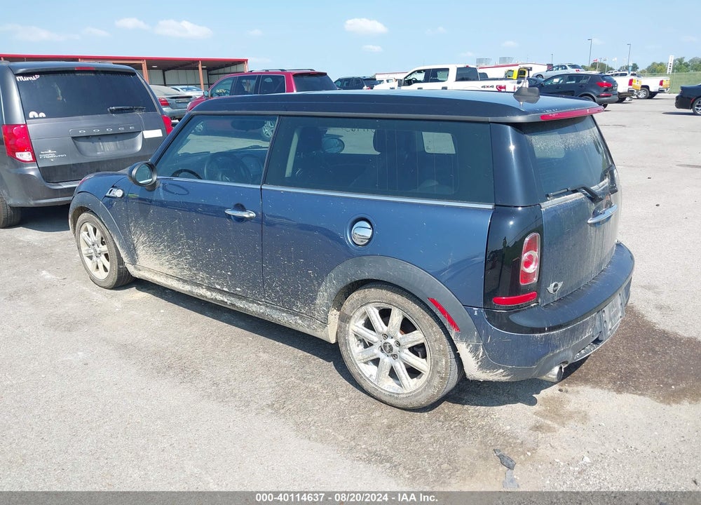 2011 MINI COOPER S CLUBMAN VIN: WMWZG3C55BTY31049
