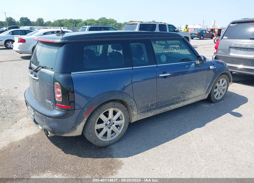 2011 MINI COOPER S CLUBMAN VIN: WMWZG3C55BTY31049