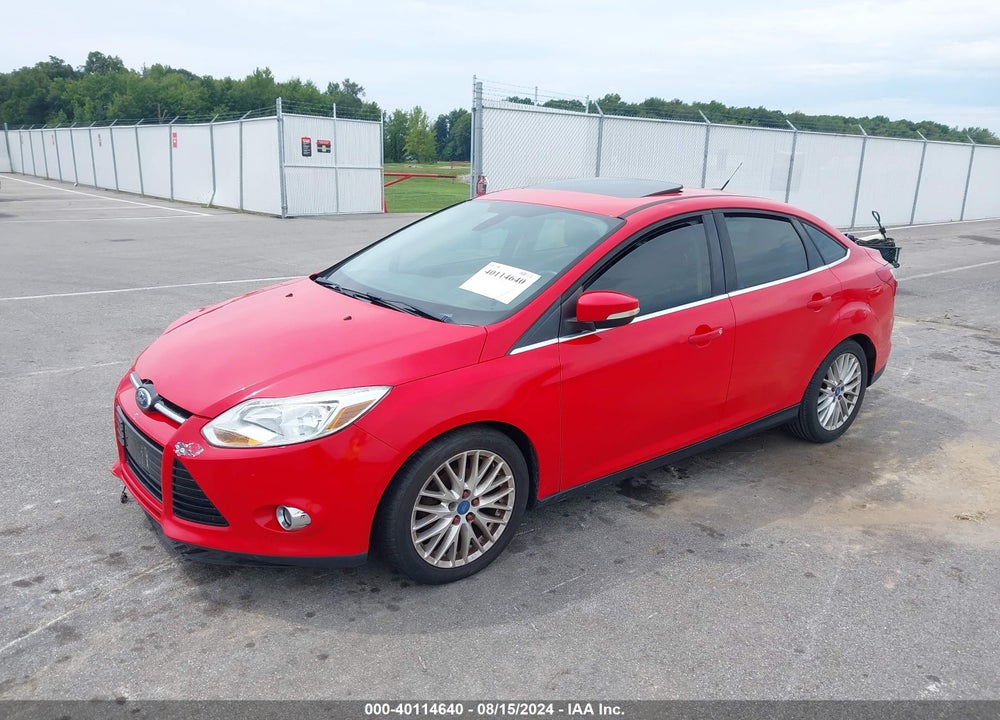 2012 FORD FOCUS SEL VIN: 1FAHP3H23CL200806