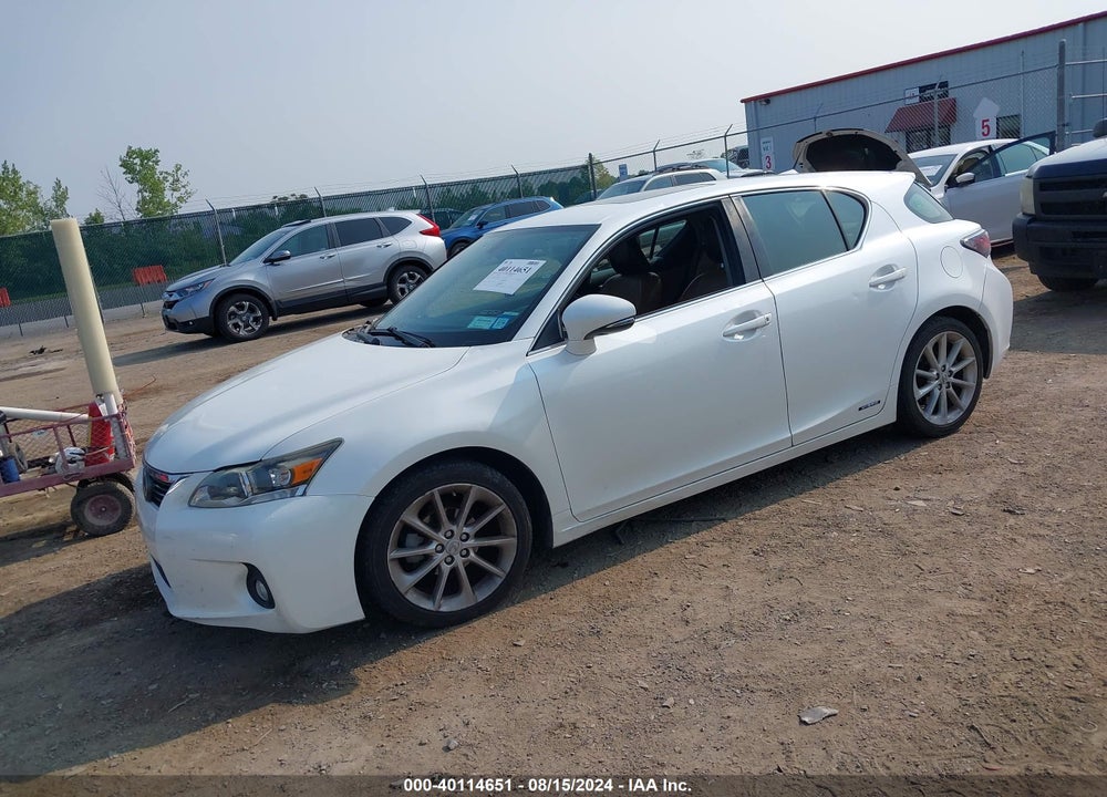 2013 LEXUS CT 200H VIN: JTHKD5BH2D2167160