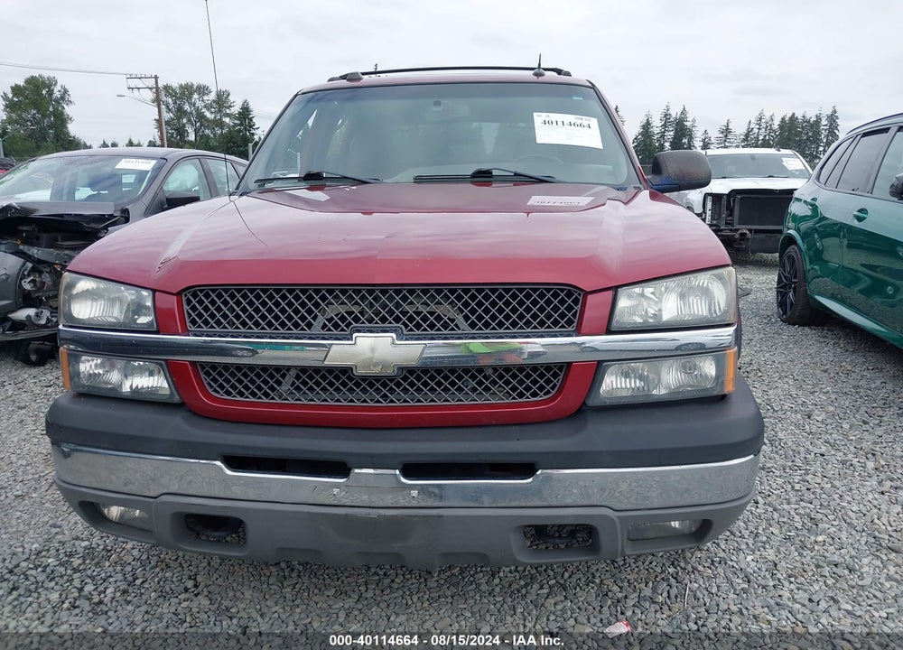 2004 CHEVROLET AVALANCHE 1500 VIN: 3GNEK12T34G318569