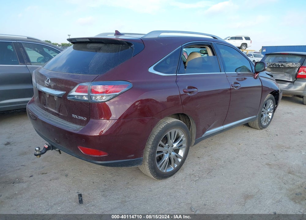 2013 LEXUS RX 350 VIN: 2T2ZK1BA9DC110386