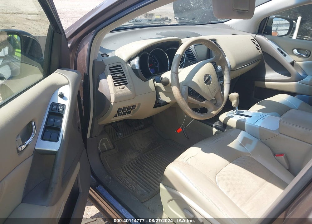 2012 NISSAN MURANO SL VIN: JN8AZ1MW4CW232007