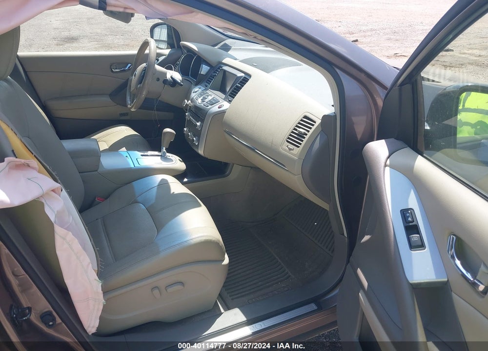 2012 NISSAN MURANO SL VIN: JN8AZ1MW4CW232007