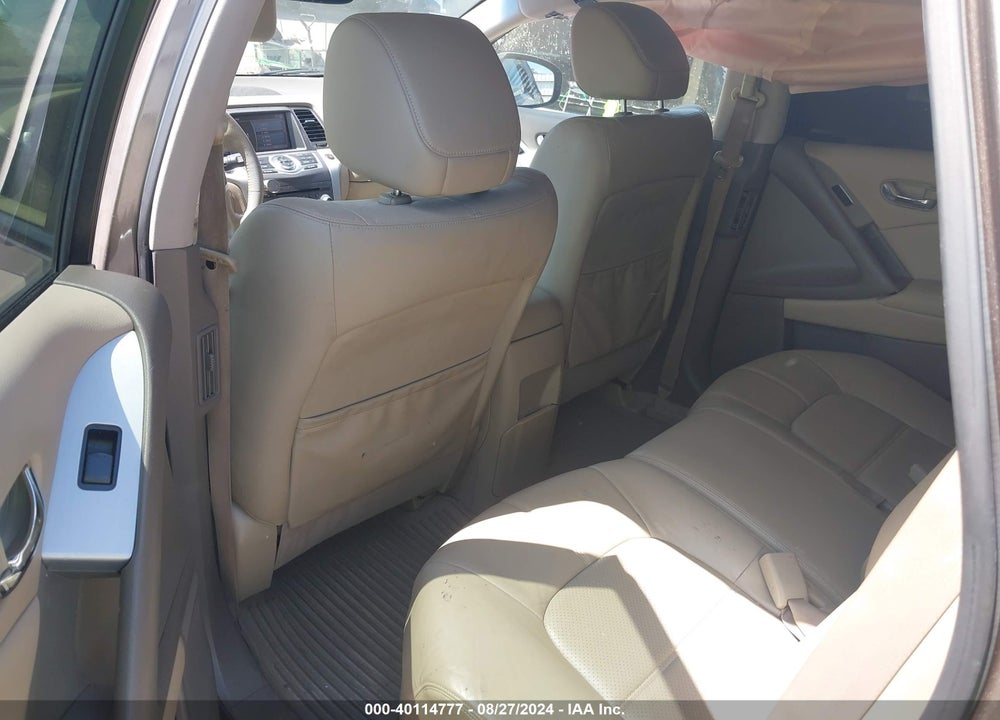 2012 NISSAN MURANO SL VIN: JN8AZ1MW4CW232007
