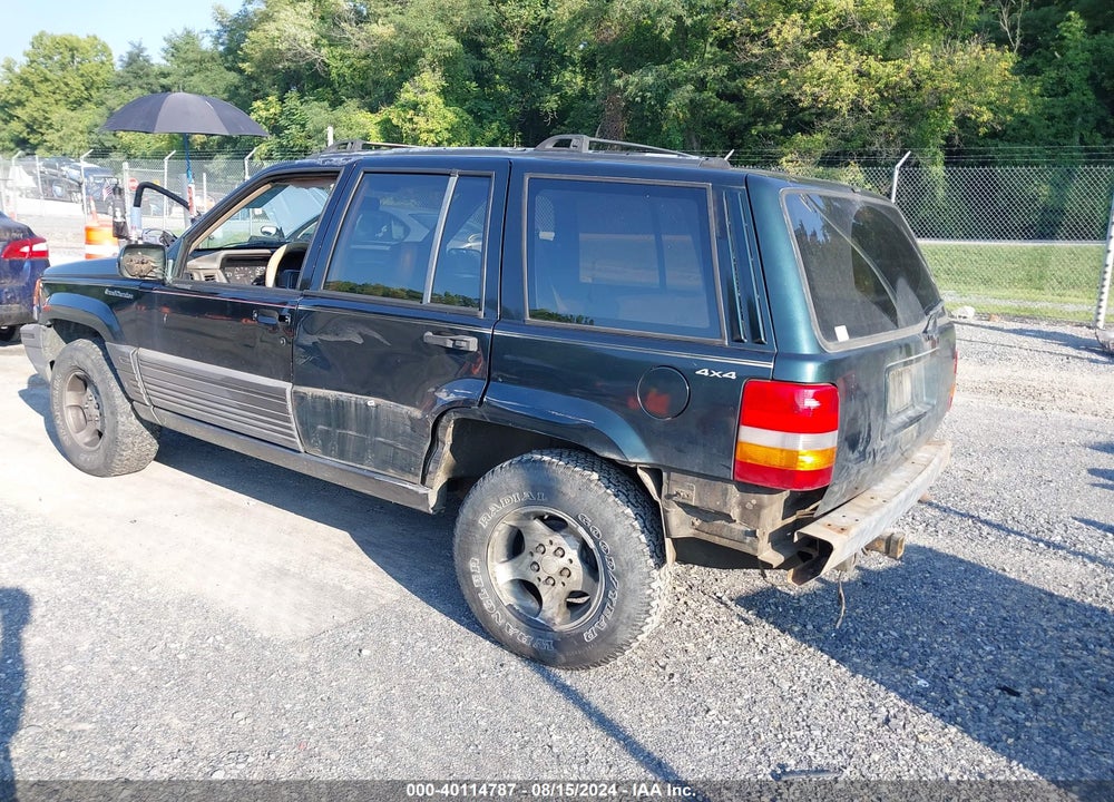1993 JEEP GRAND CHEROKEE LIMITED VIN: 1J4GZ78S9PC507260