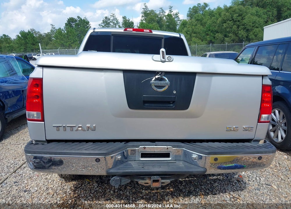 2006 NISSAN TITAN SE VIN: 1N6BA07B16N573267