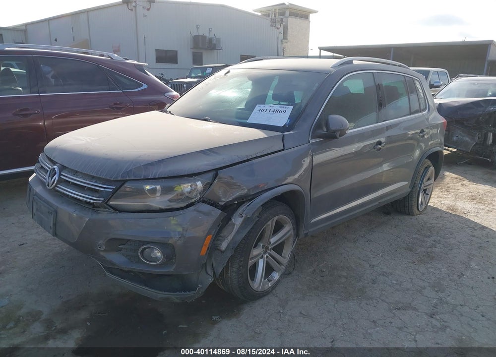 2016 VOLKSWAGEN TIGUAN R-LINE VIN: WVGAV7AX9GW013679