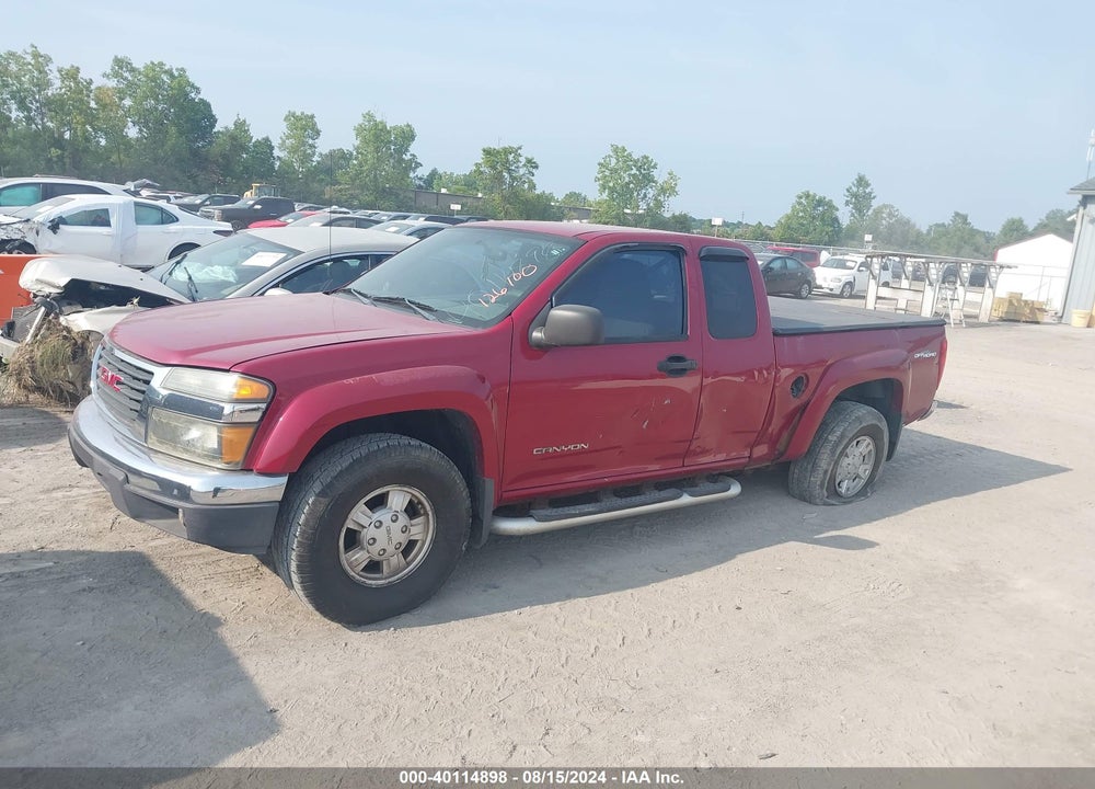 2004 GMC CANYON SLE VIN: 1GTDT196048126100
