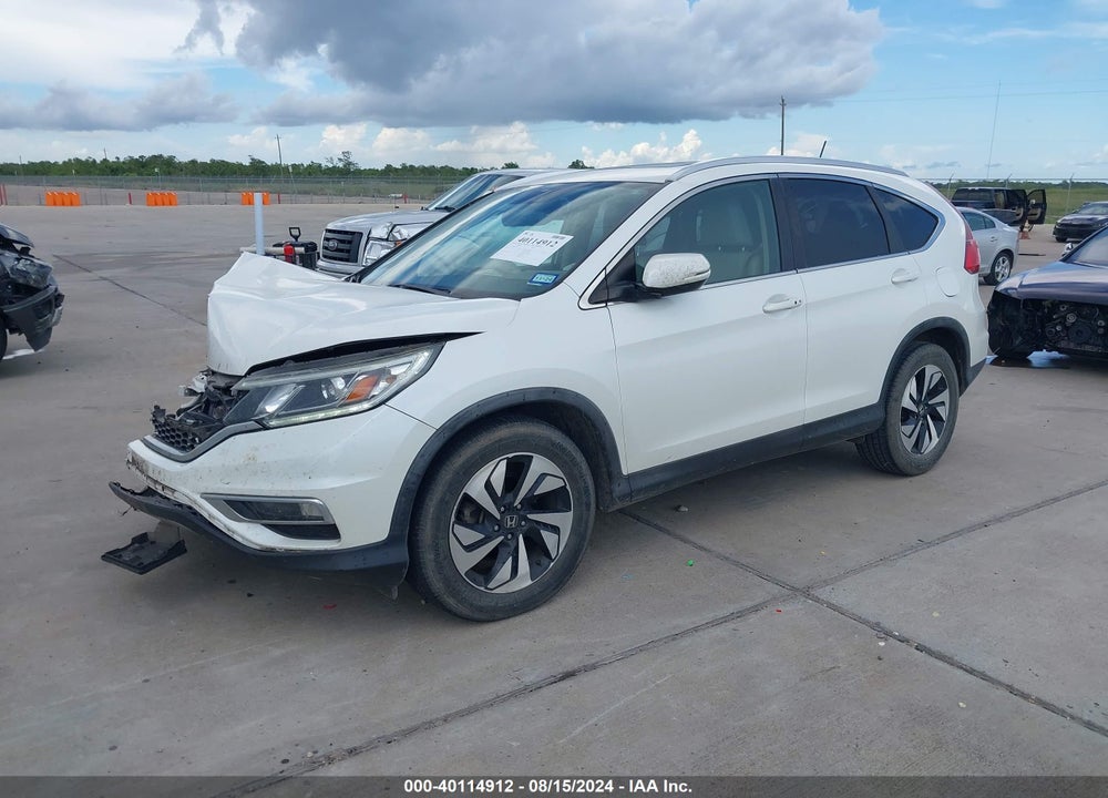 2015 HONDA CR-V TOURING VIN: 5J6RM4H93FL127137