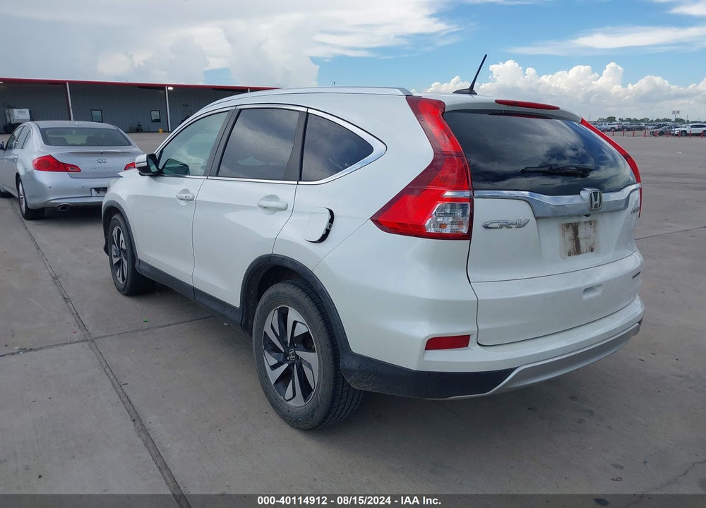 2015 HONDA CR-V TOURING VIN: 5J6RM4H93FL127137