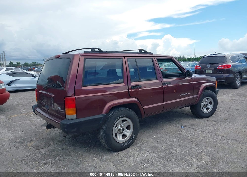 2000 JEEP CHEROKEE SPORT VIN: 1J4FT48S8YL249505