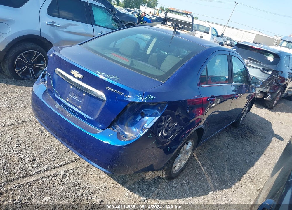 2012 CHEVROLET SONIC 2LT VIN: 1G1JC5SH5C4193179