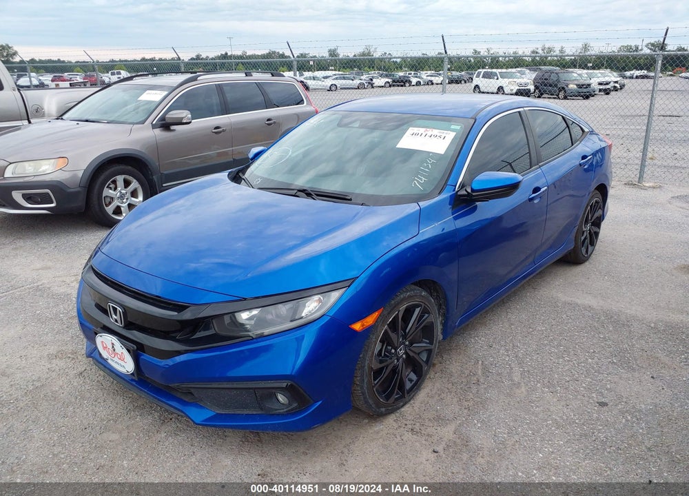 2020 HONDA CIVIC SPORT VIN: 19XFC2F86LE012420