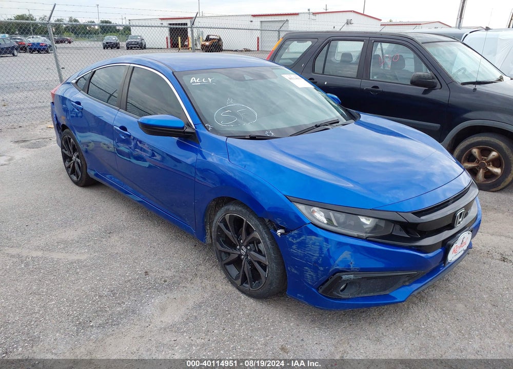 2020 HONDA CIVIC SPORT VIN: 19XFC2F86LE012420
