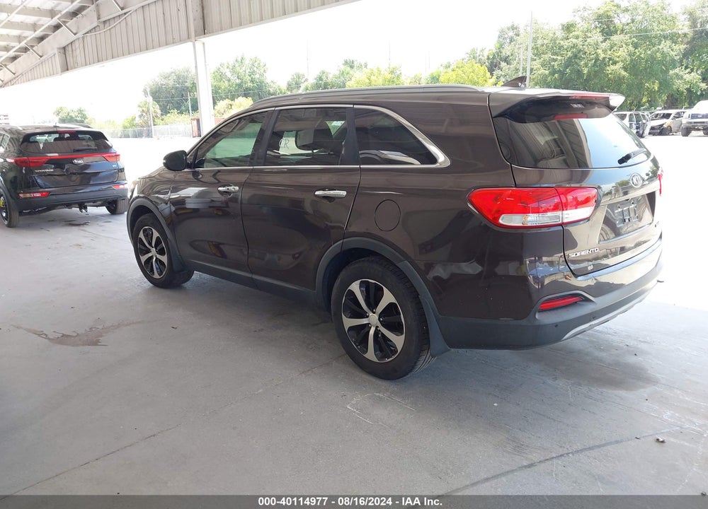 2016 KIA SORENTO 3.3L EX VIN: 5XYPH4A59GG176851